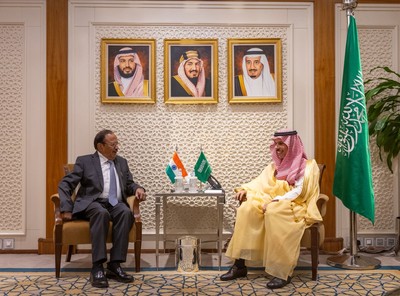 Saudi FM, India’s NSA Hold Talks in Riyadh on Cooperation and Regional Developments