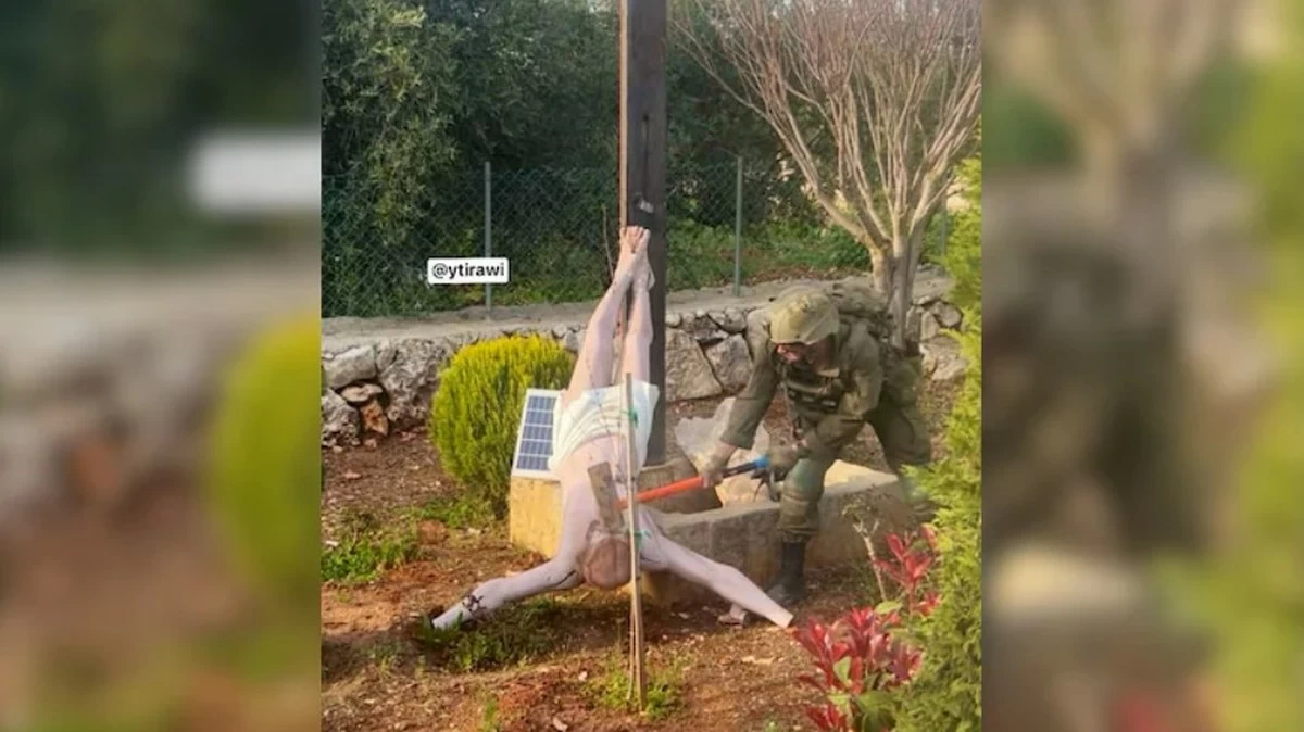 Israel Probes Image of Soldier Allegedly Smashing Jesus Statue in South Lebanon