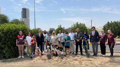 Foreign Missions Join Kuwait in Push for Green Spaces and Desertification Fight
