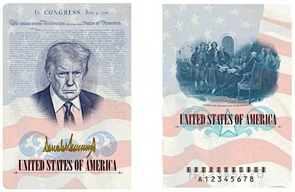 US to Issue Limited-Edition Trump Portrait Passports for 250th Anniversary