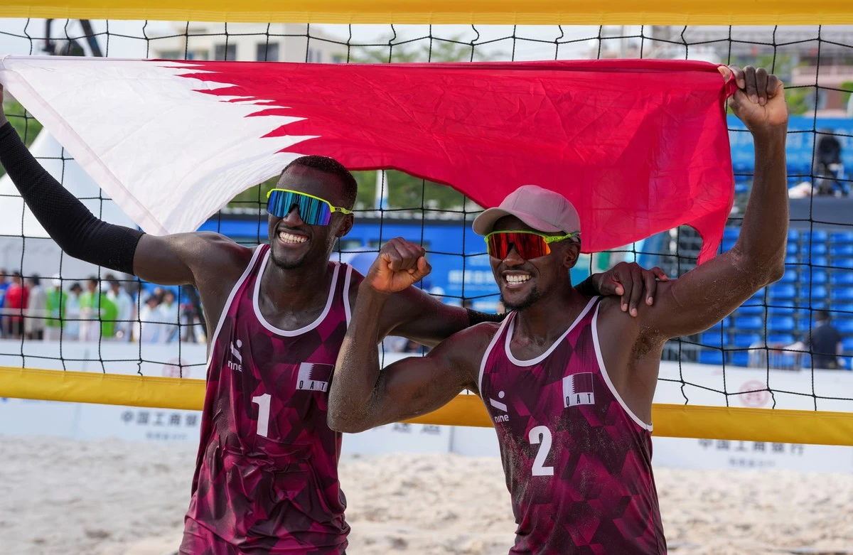 Qatar retains beach volleyball title at Asian Beach Games