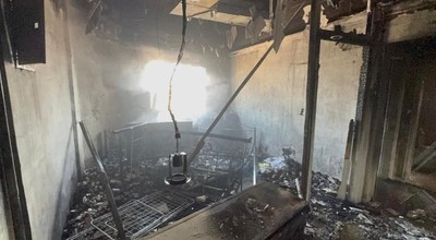 Fire Contained in Mahboula Apartment Building | arabtimes