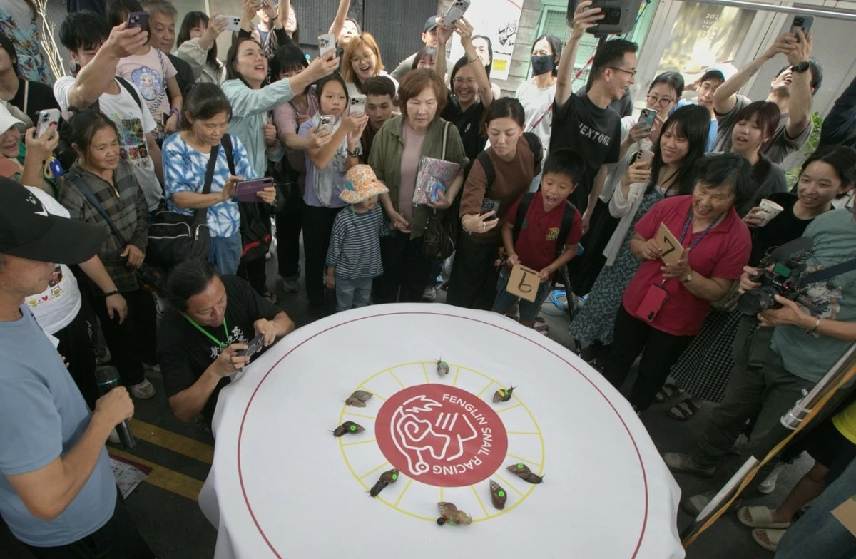 Snail races turn Taiwanese town into symbol of slow life movement