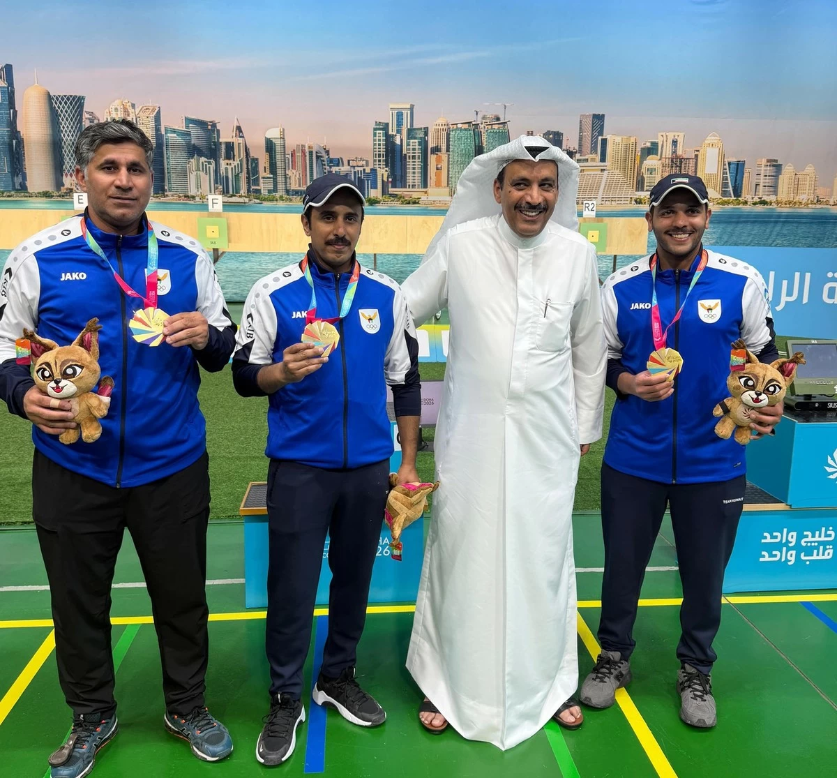 Golden day for Kuwait at Gulf Games in Doha