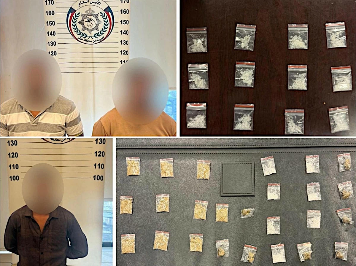 Kuwait police arrest 3 Asian expats in drug-related cases