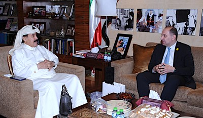 Al-Jarallah, Georgian envoy strengthen media dialogue