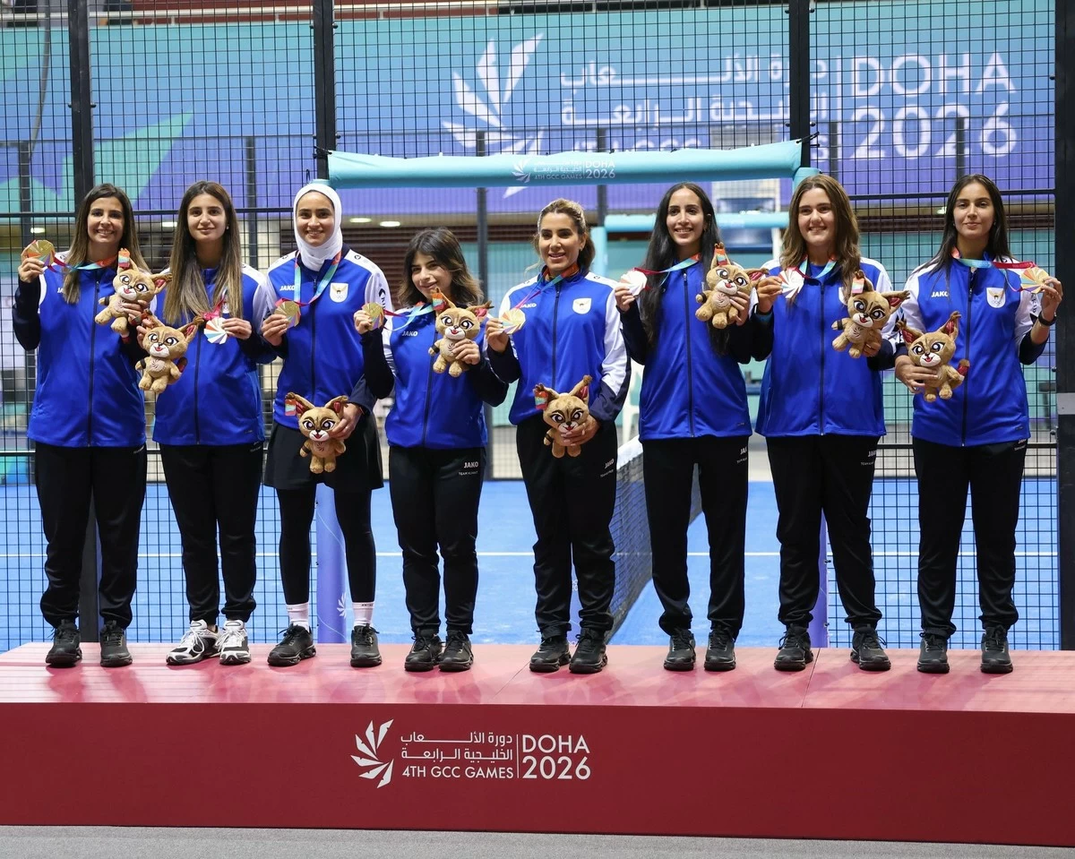 Kuwait women&rsquo;s padel team strikes gold at Gulf Games