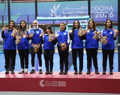 Kuwait women’s padel team strikes gold at Gulf Games