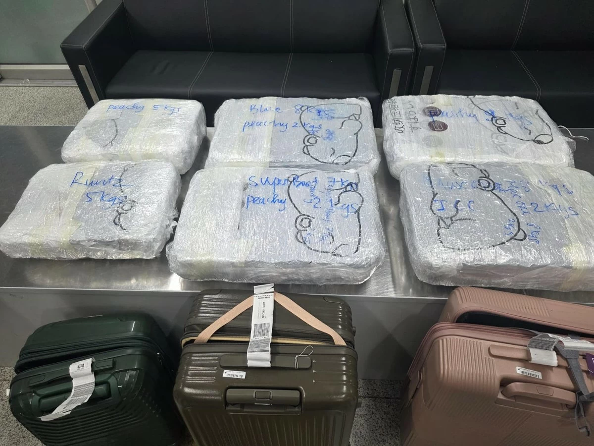 Massive ₹48 Crore Ganja Seizure at Delhi Airport from Thai Nationals on Bangkok Flight