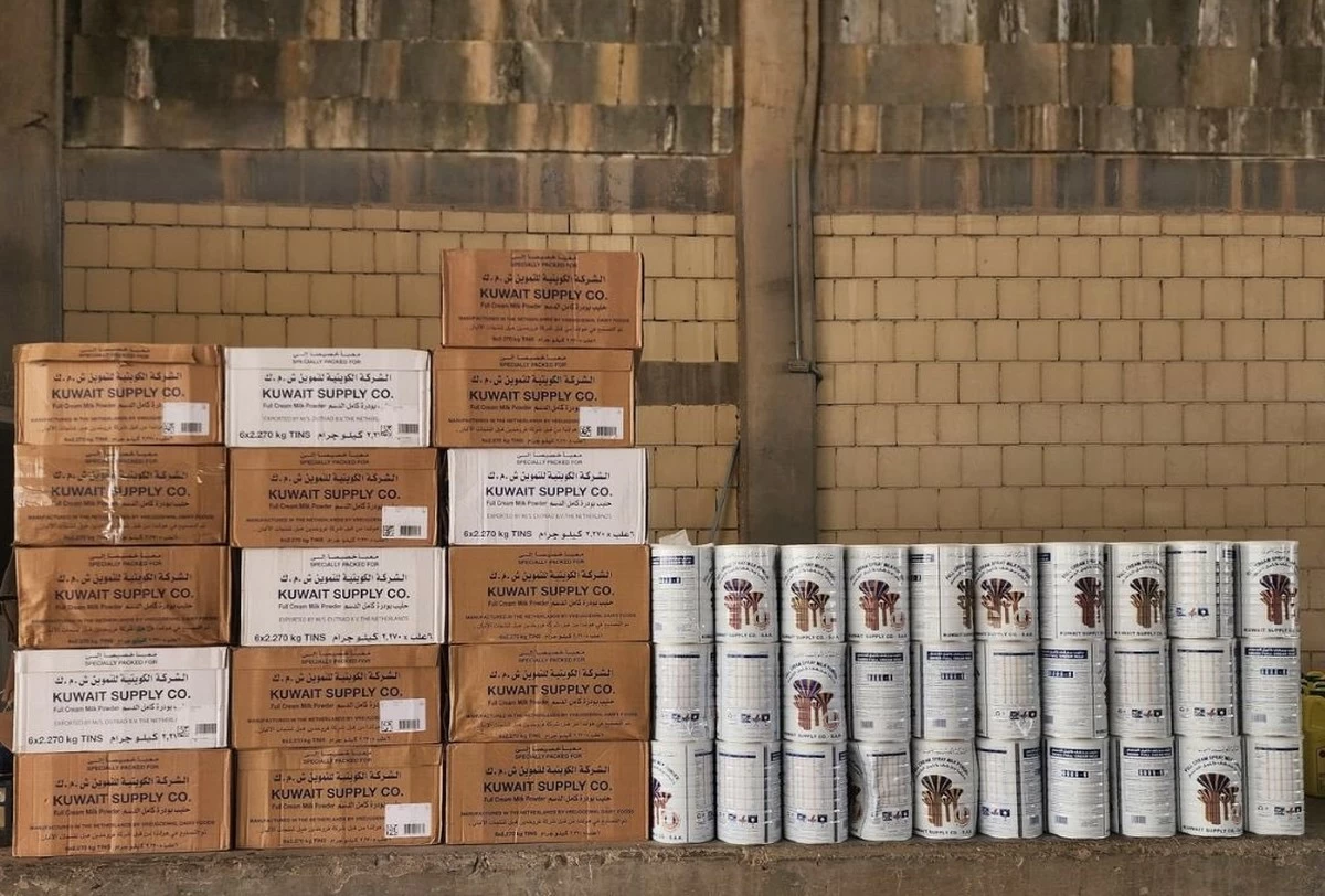 Kuwait Customs Foils Smuggling of Ration Food Supplies at Al-Salmi Border