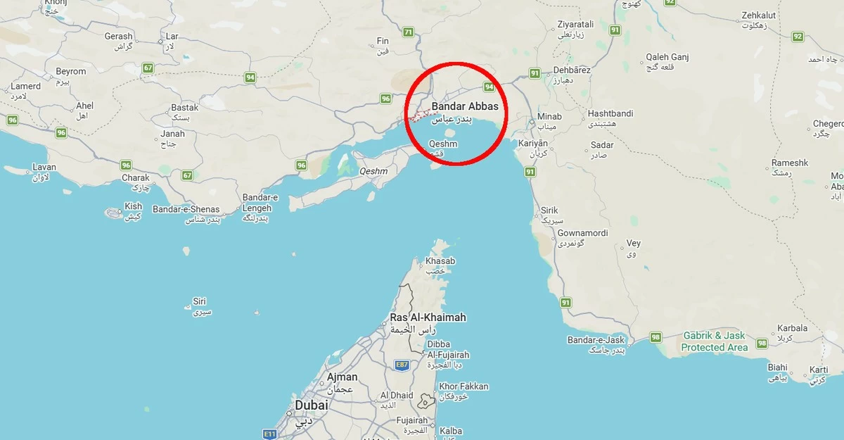 Iranian Regime Condemns US Strike on Bandar Abbas Area