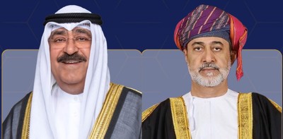Kuwait Amir, Oman Sultan Exchange Eid al-Adha Greetings