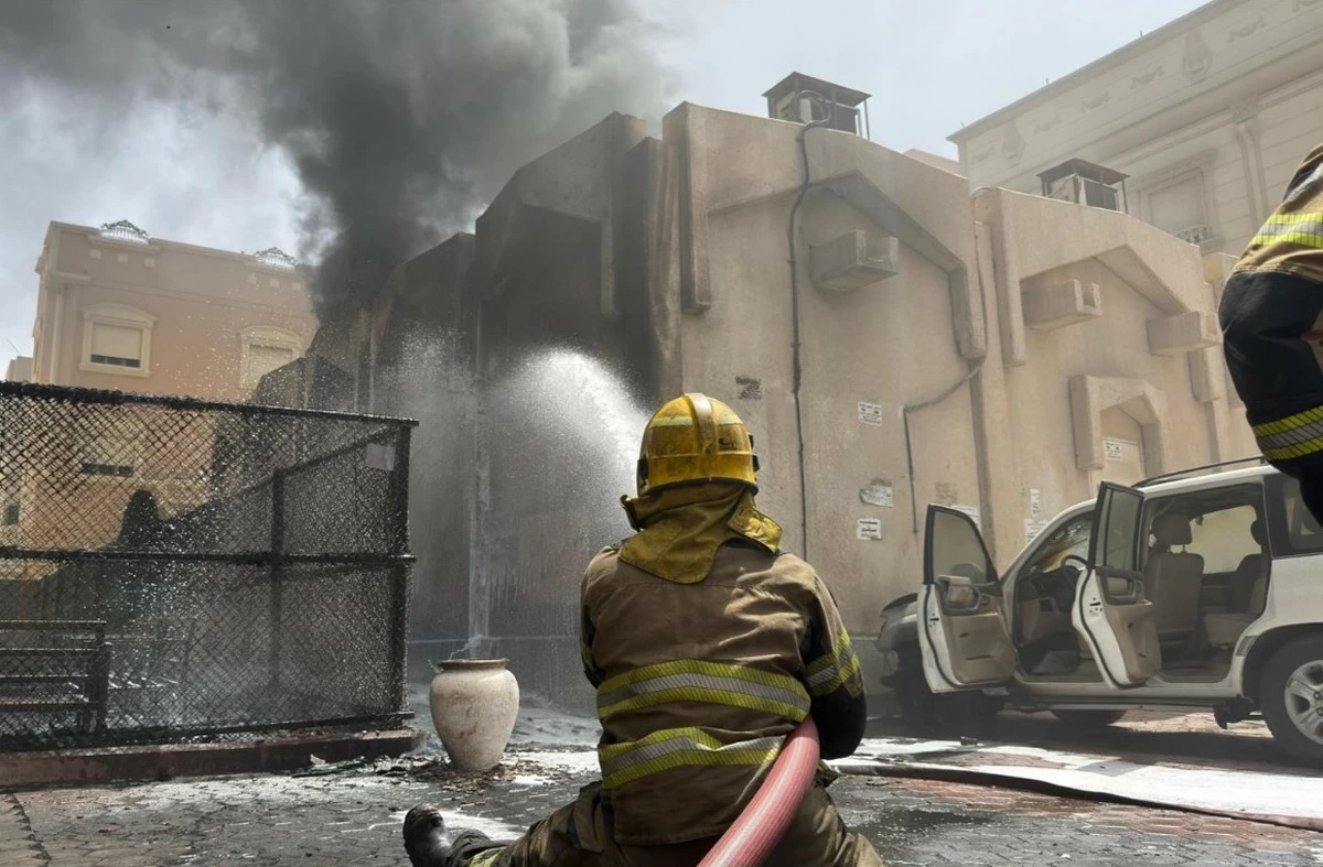 Firefighters Contain Substation Blaze in Fahd Al-Ahmad