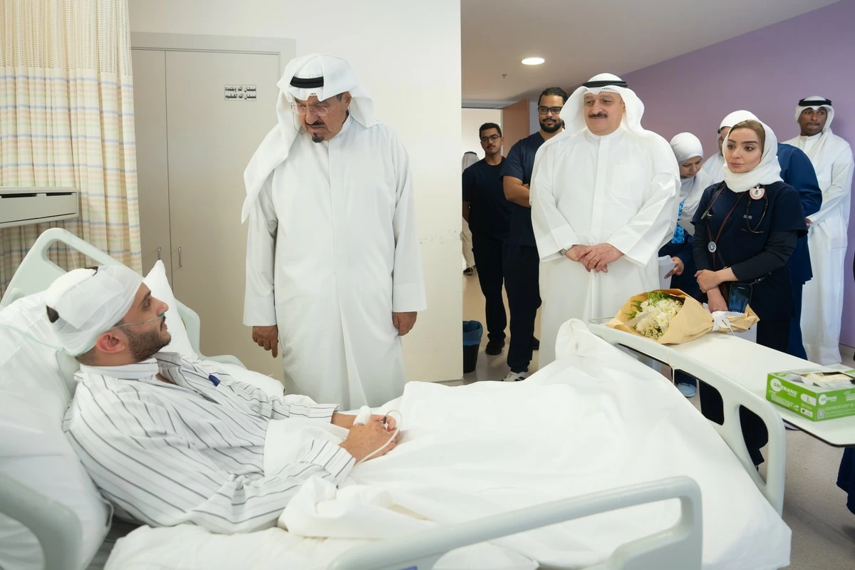 Kuwait's Prime Minister Comforts Injured After Airport Horror, Vows Full Recovery Support