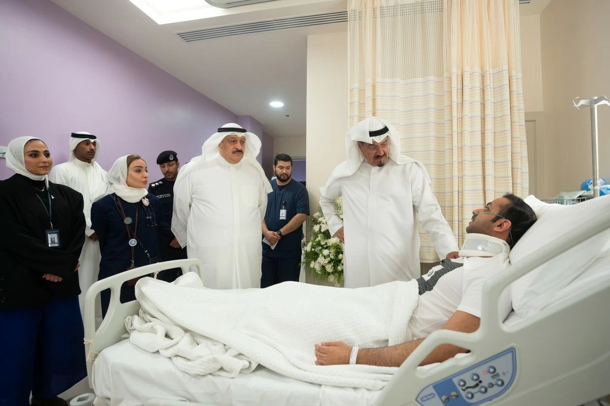 Kuwait's Prime Minister Comforts Injured After Airport Horror, Vows Full Recovery Support