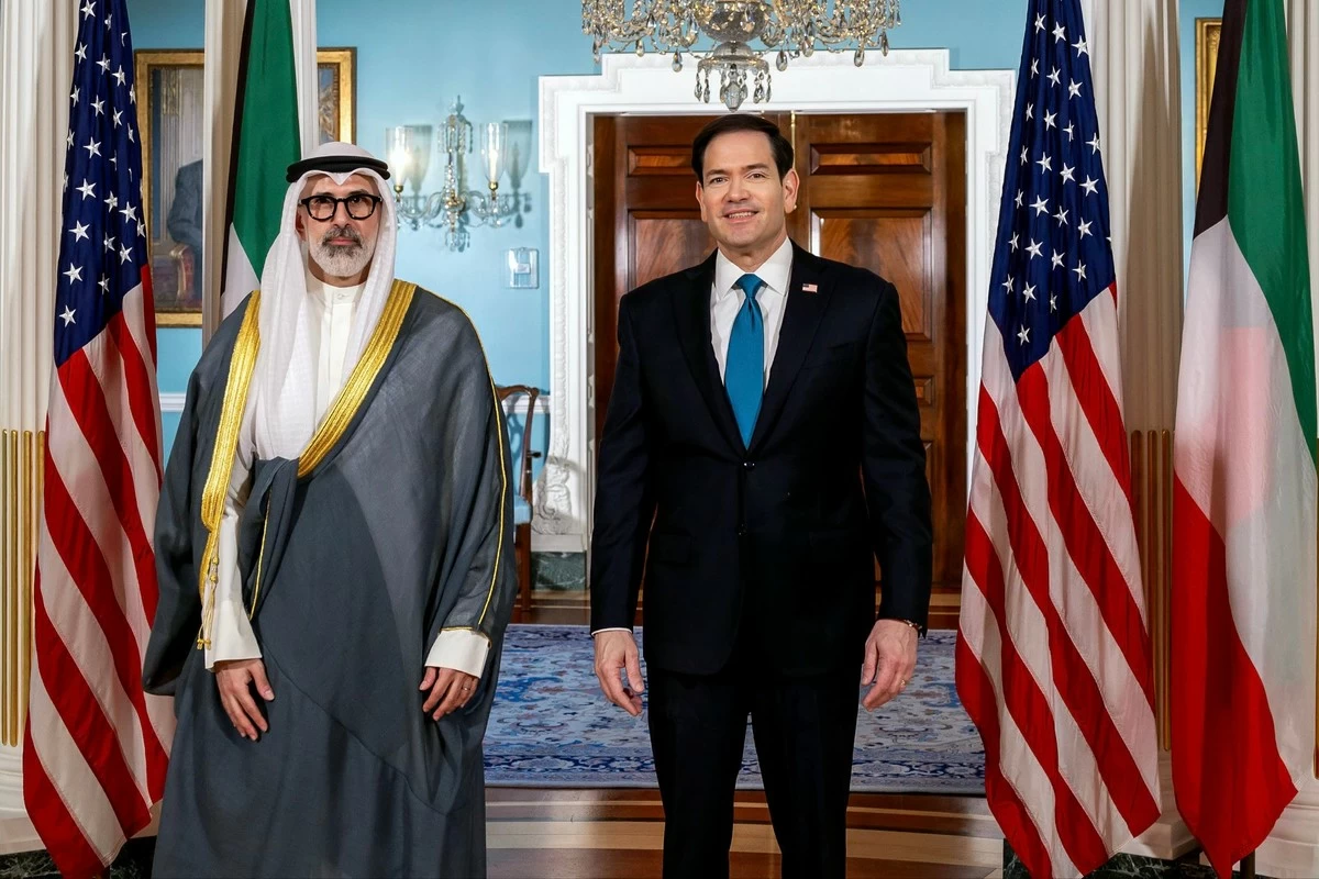 Kuwait FM, Marco Rubio Condemn Iran's Aggression Against Kuwait