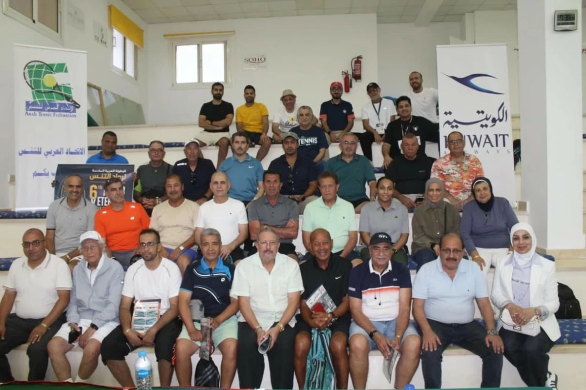 Kuwait Airways sponsors the sixth Arab Veterans Tennis Championship in Egypt