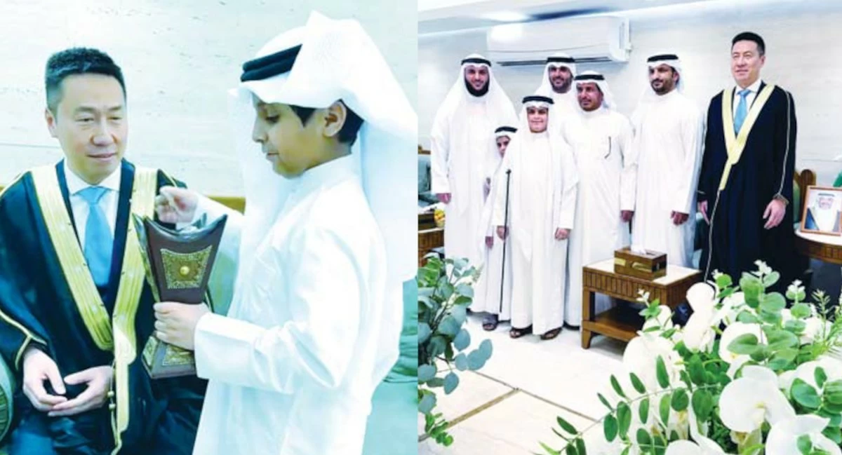 Chinese envoy cherishes Kuwaiti culture, heritage