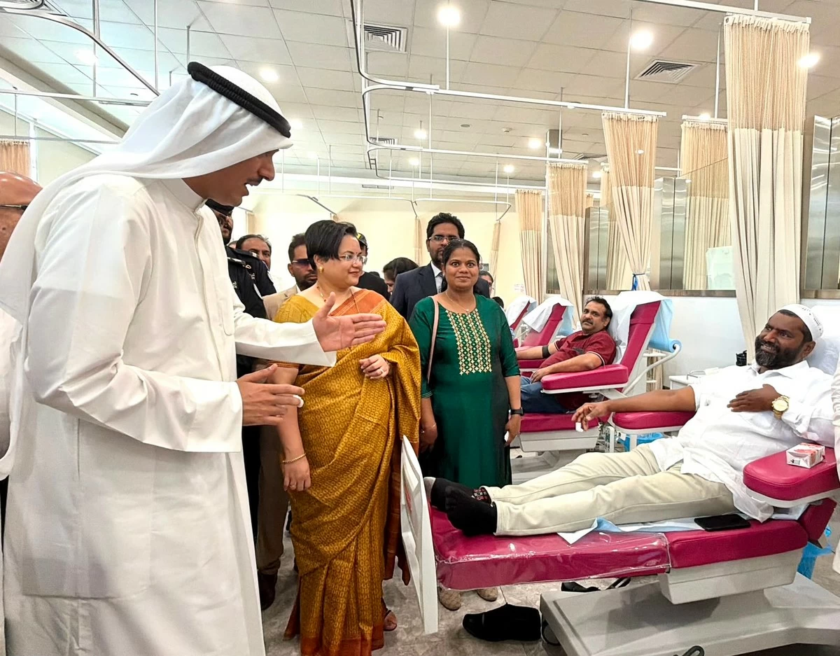 Indian Embassy Hosts Blood Donation Camp in Kuwait