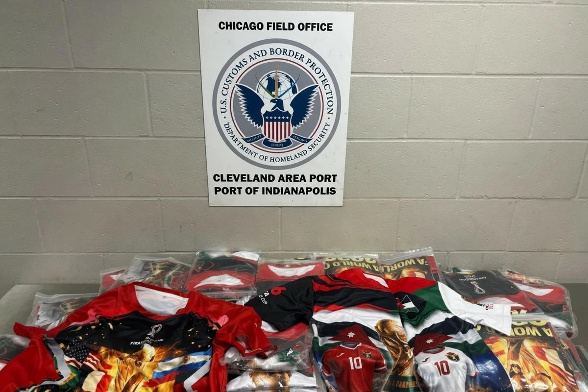 US Customs Seizes $135,000 Worth of Fake FIFA World Cup 2026 Merchandise
