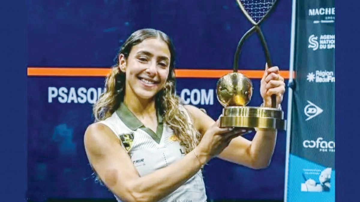 Hania El Hammamy shines on the world squash stage