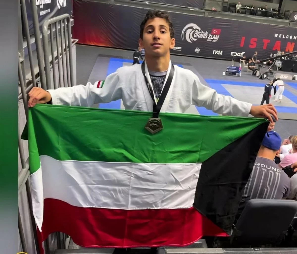 Abdullah Al-Mansouri wins gold at Istanbul Jiu-Jitsu Grand Slam