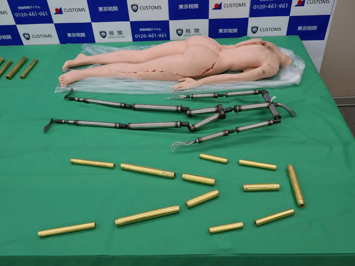 49kg of Gold Hidden in Dolls Seized as Japan Arrests Six Smuggling Suspects