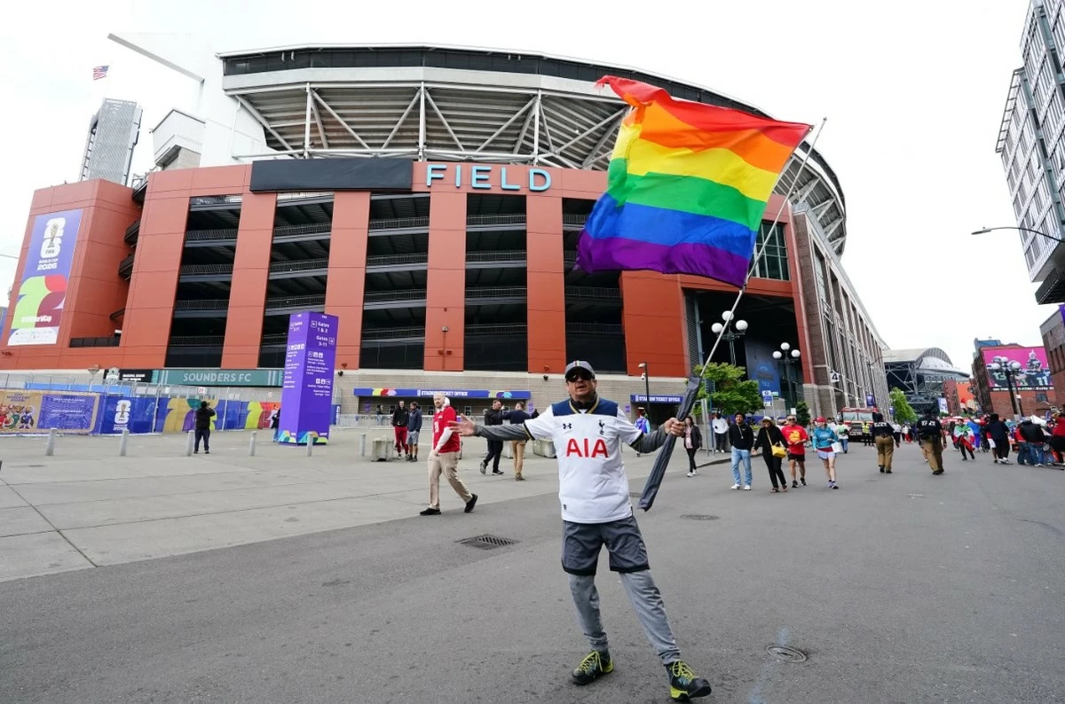 LGBTQ+ Flags Fill Seattle as Iran and Egypt Clash During World Cup Pride Celebration