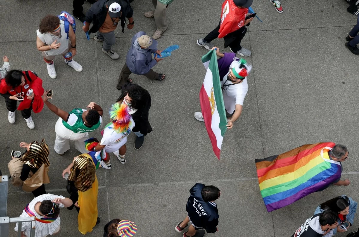LGBTQ+ Flags Fill Seattle as Iran and Egypt Clash During World Cup Pride Celebration