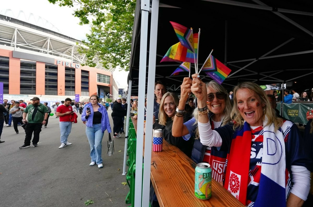 LGBTQ+ Flags Fill Seattle as Iran and Egypt Clash During World Cup Pride Celebration