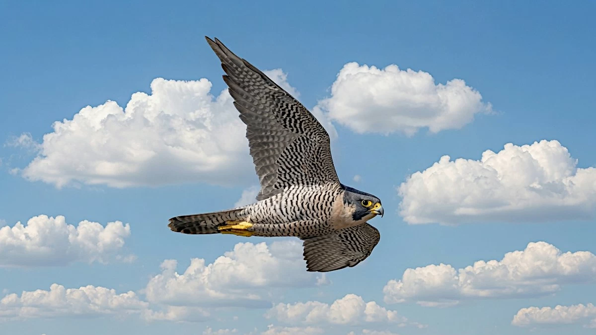 Kuwait produces first homebred peregrine falcon