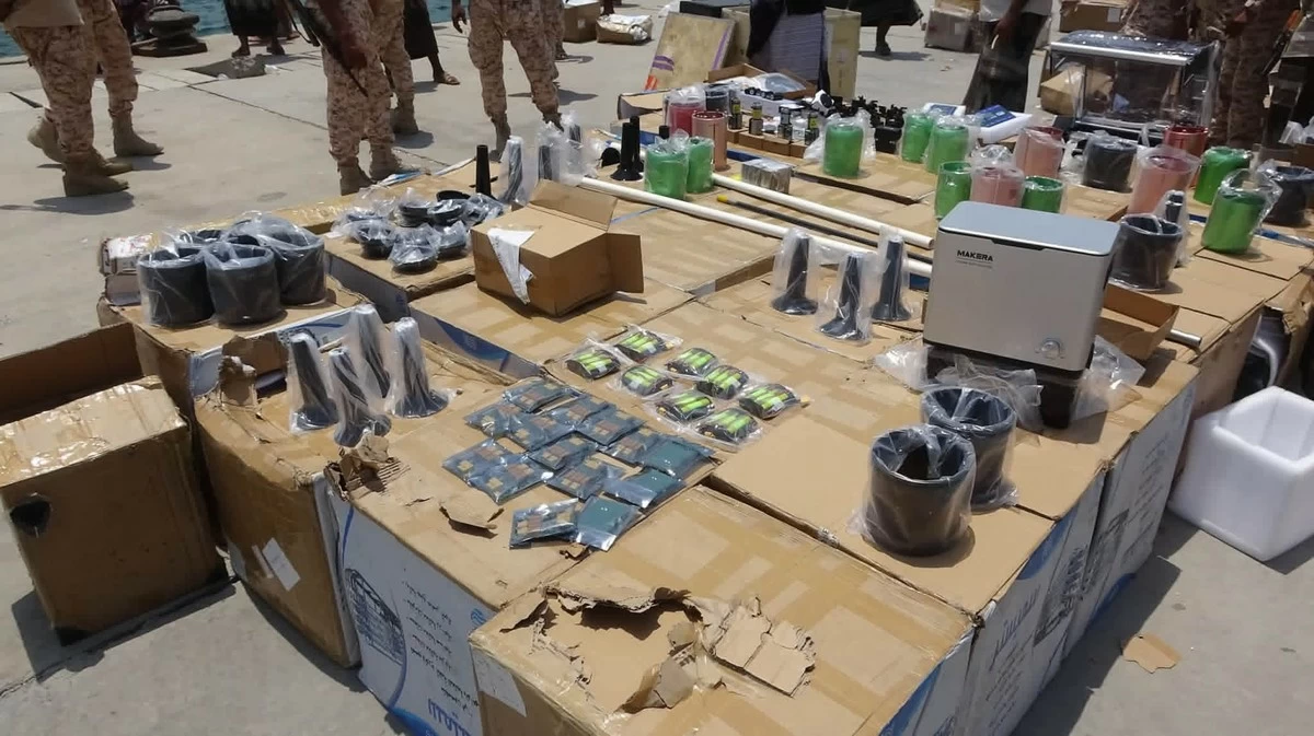 Yemen Govt Forces Seize Drone-Making Equipment En Route to Iran-Backed Houthis Near Bab al-Mandab