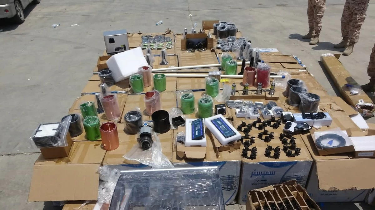 Yemen Govt Forces Seize Drone-Making Equipment En Route to Iran-Backed Houthis Near Bab al-Mandab
