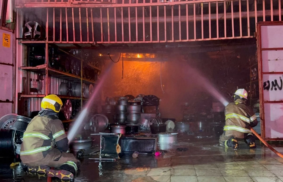 Fire at Naayem scrapyard brought under control