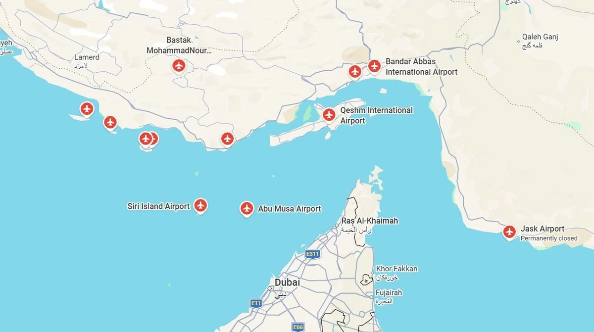 US Strikes Damage Sirik Port as Iran Closes Hormozgan Airports