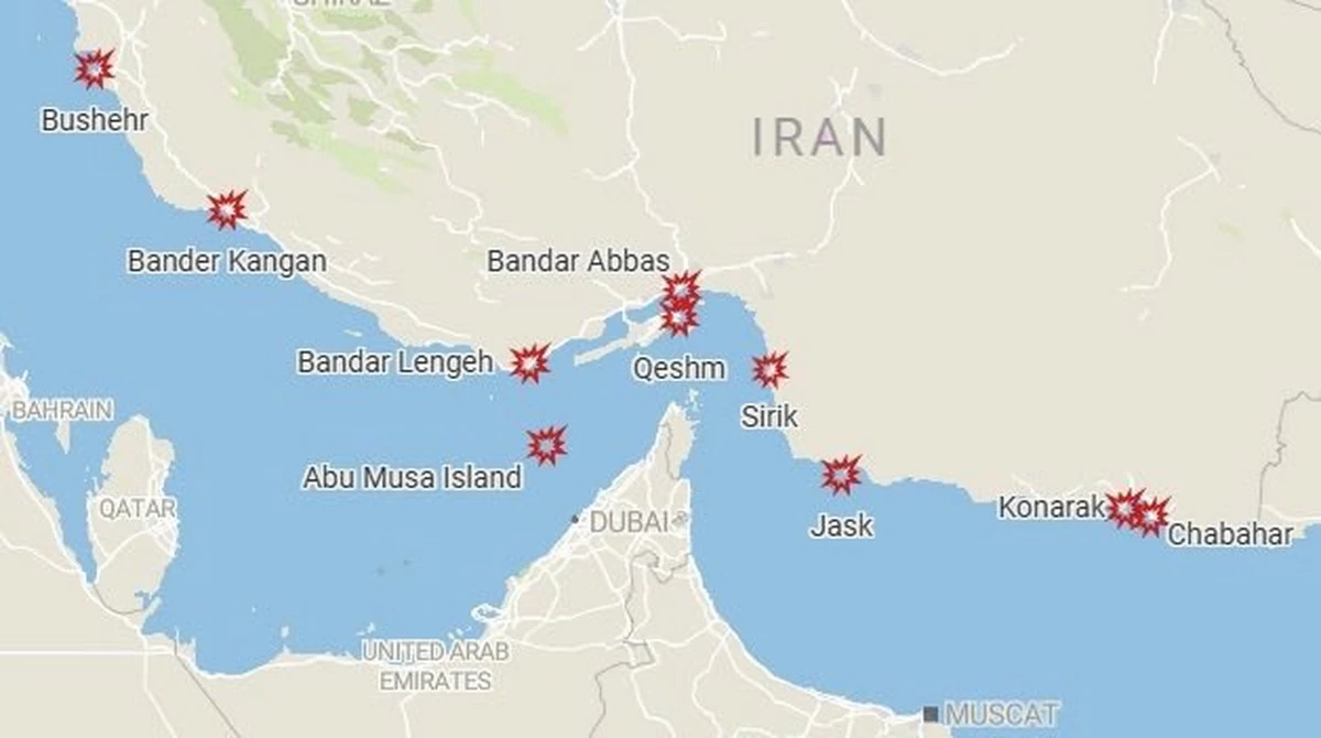 US Strikes Hit Railway Bridges, Military Base in Iran