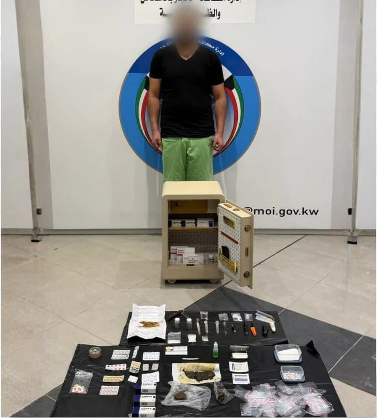 Kuwaiti Dentist Arrested for Alleged Drug Trafficking, Narcotics Seized