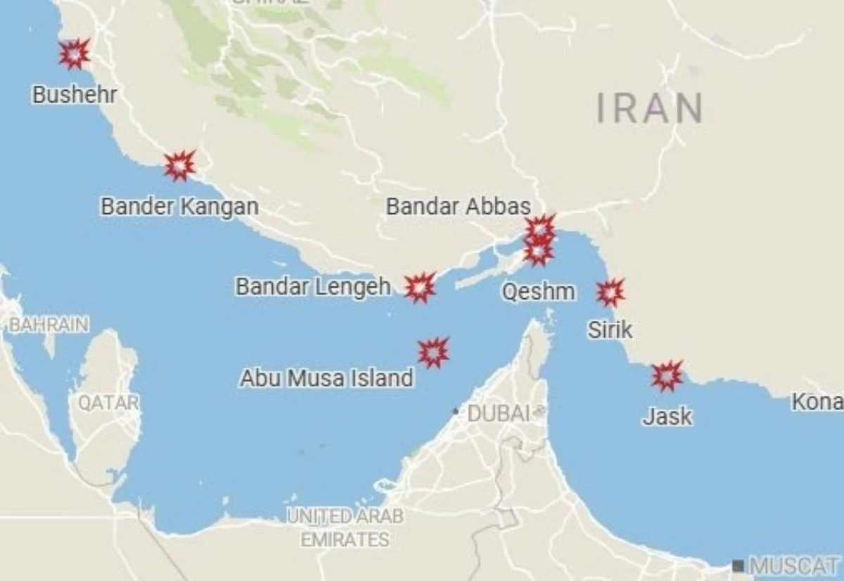 Iranian Media Reports Wider US Strikes Across Southern, Western Iran