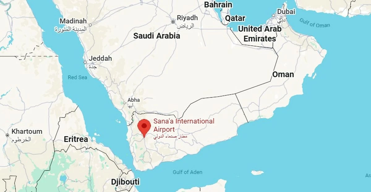 Airstrikes reported near Sanaa airport as warplanes fly overhead