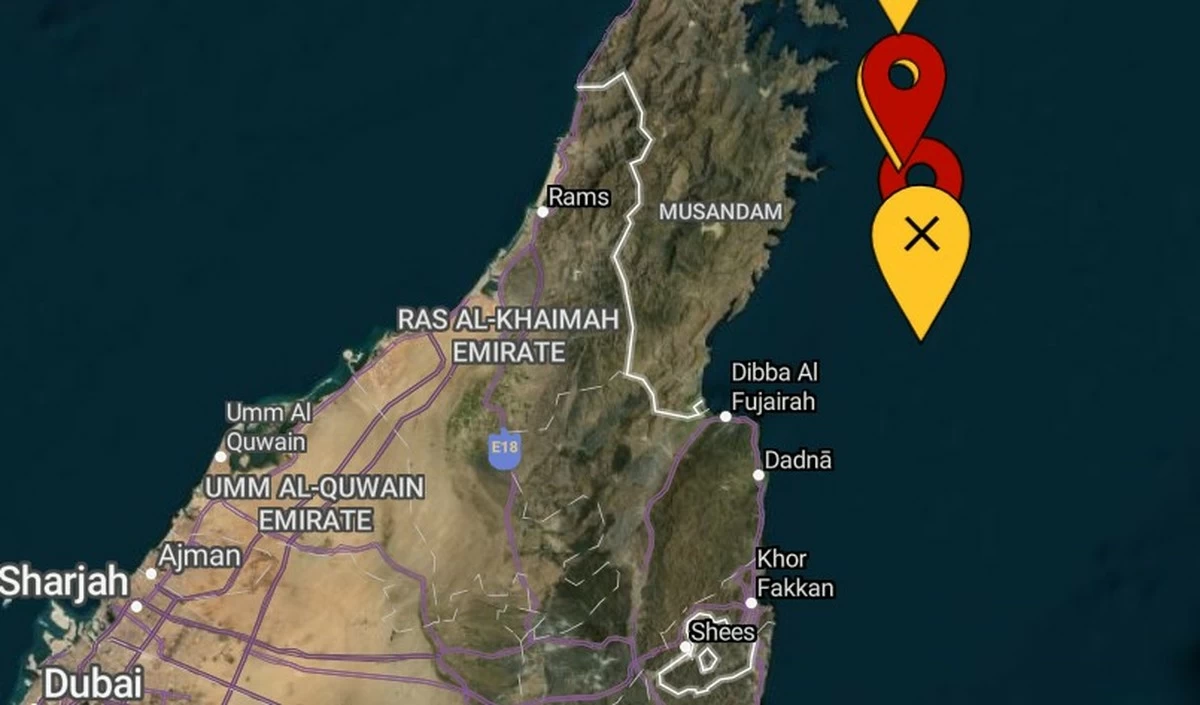 One More Vessel Hit Deliberately by a Projectile This Time Off UAE Coast