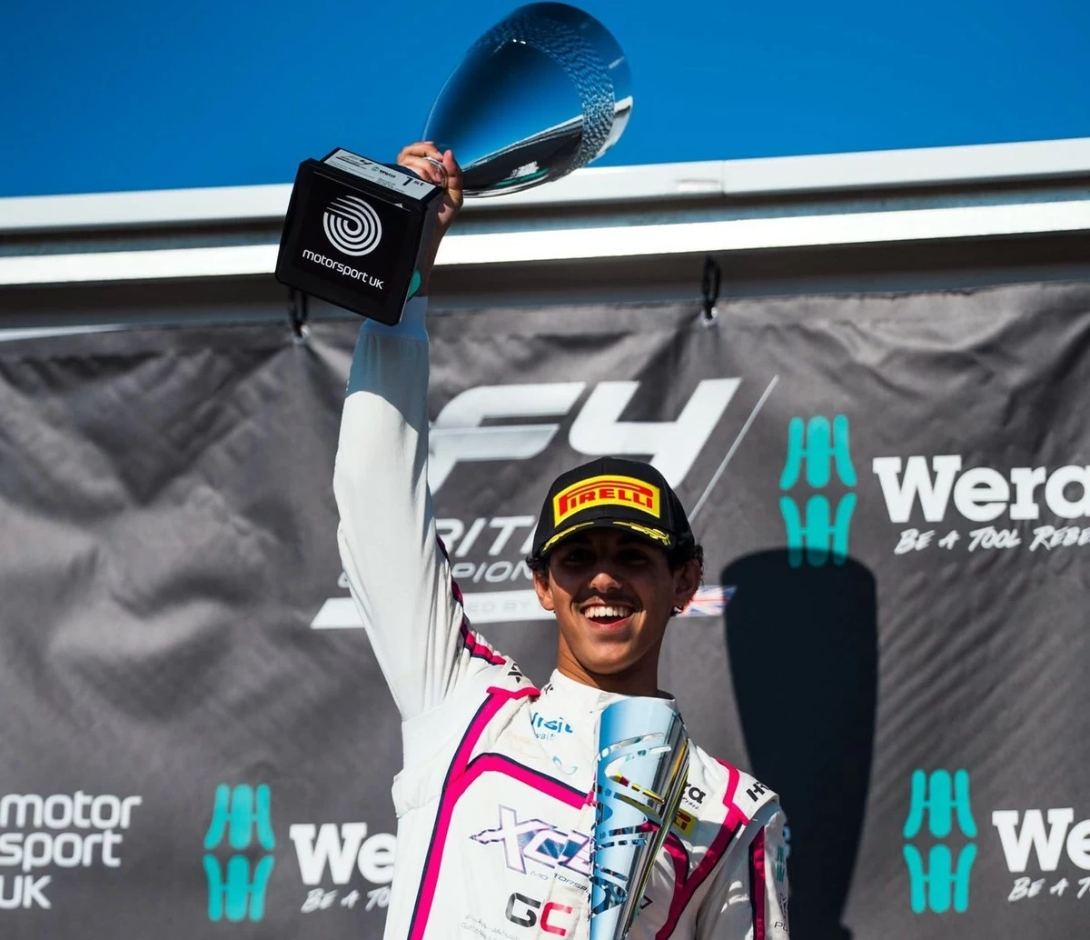 Sheikh Jaber Al-Sabah secures first F4 championship victory in the UK