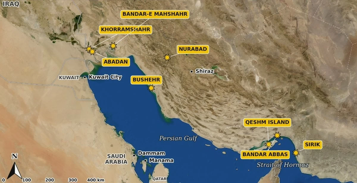 Explosions Rock Iran After US Strikes: Qeshm, Bandar Abbas Among Areas Hit - Iran State TV Says