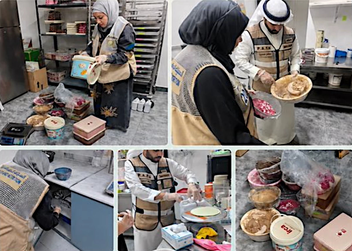Kuwait Raid Uncovers Secret Home-Based Sweet Factory Selling Unsafe Sweets in Mubarak Al-Kabeer