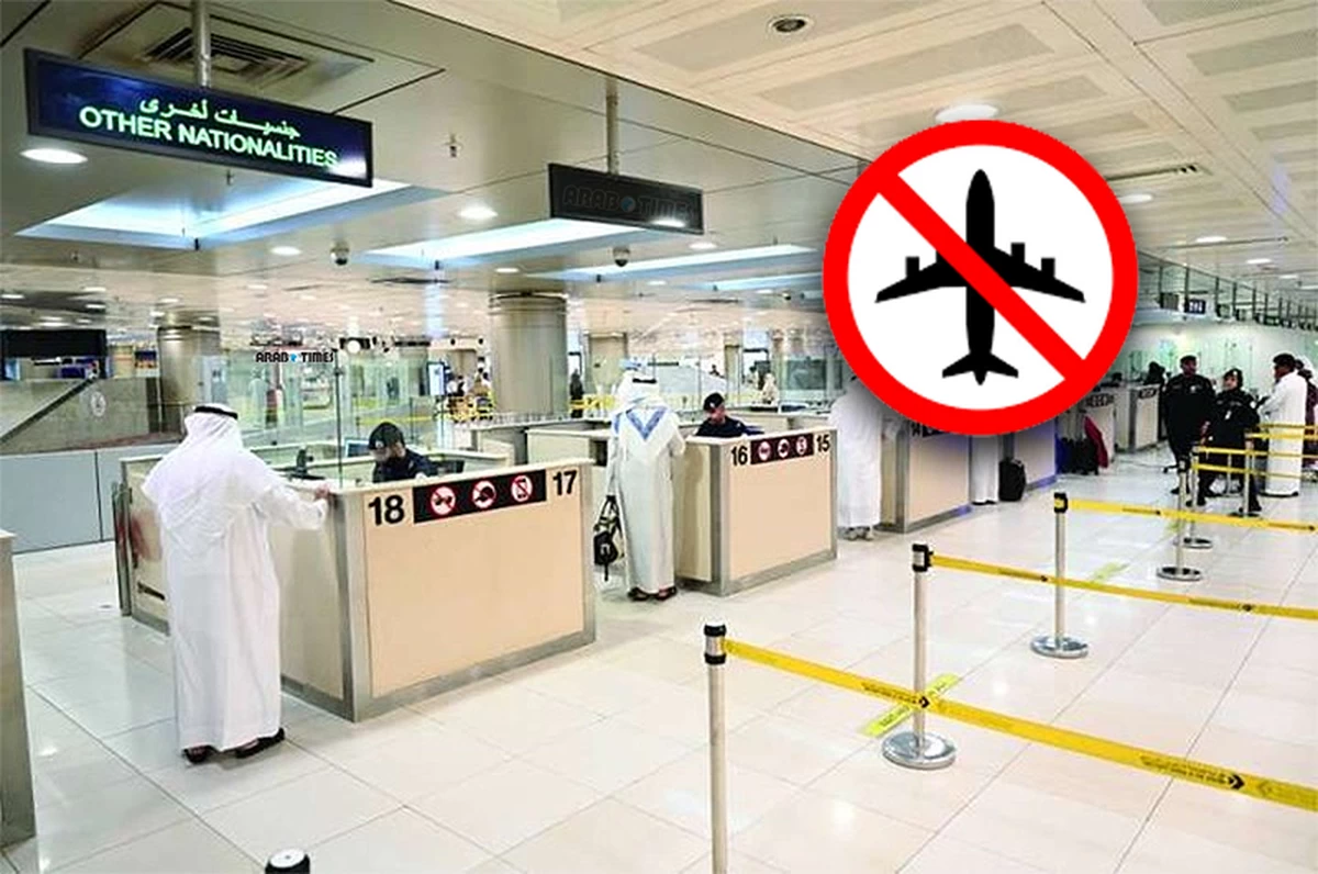 Kuwait Records 5,855 Travel Ban Procedures, KD 888,700 Collected