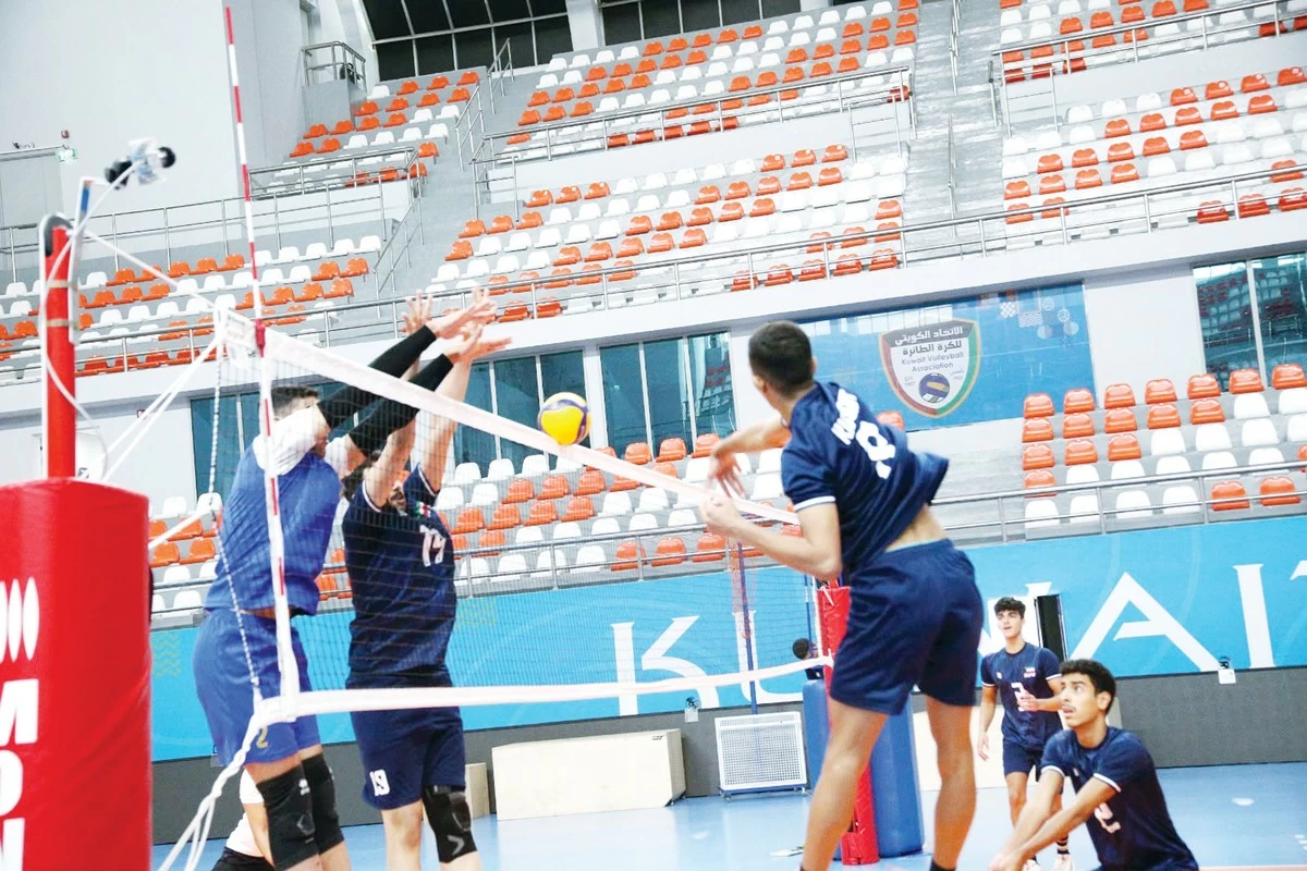 Kuwait takes on Saudi Arabia in the Arab U-17 Volleyball Championship