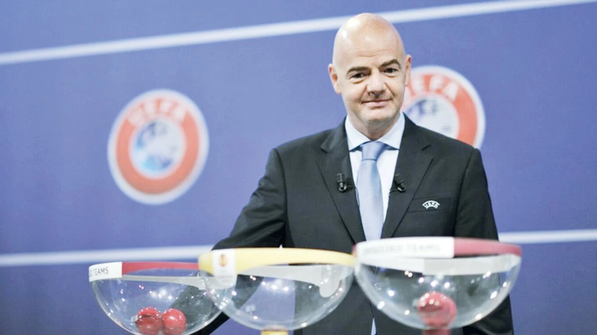 UEFA escalates Infantino row, weighs probe into FIFA president