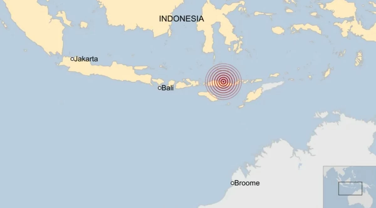Five dead after 7.7-magnitude earthquake strikes Indonesia