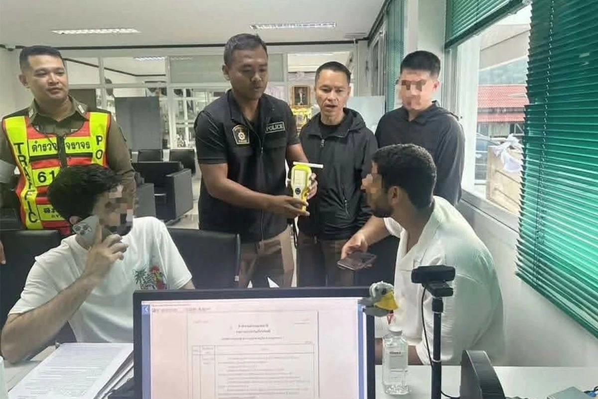 UAE tourists arrested after fleeing Phuket police checkpoint and injuring officer