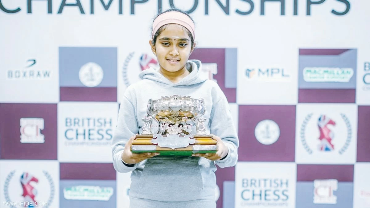 11-year-old Bodhana Sivanandan makes British chess history