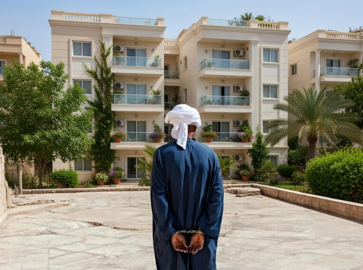 Egyptian building guard arrested for stealing TV and shipping it to Egypt